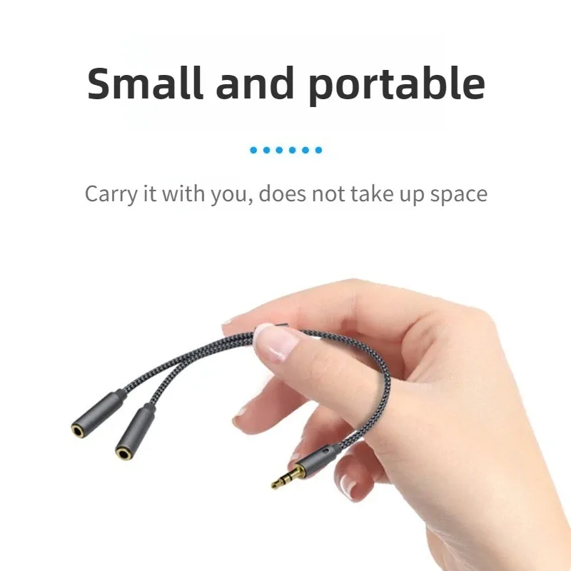 3.5mm Audio Splitter 1 Male To - Earphone Splitter Jack recension och pris