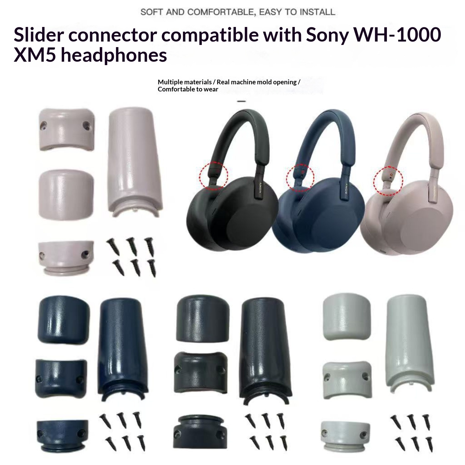 Replacement Headband Hinge Sid - Sony Headphone Wh-1000Xm5 recension och pris